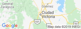 Ciudad Victoria map